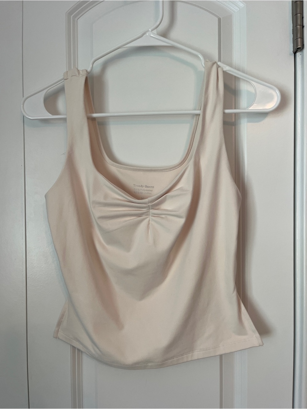 Everyday Scoop Neck Camisole in Light Cream